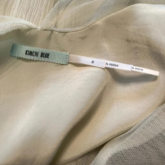 Urban Outfitters Kimchi Blue Mimi Embellished‎ Trapeze Mini Dress size S - Picture 13 of 14